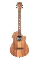 Teak Tri-Top Baritone Ukulele with Cutaway & EQ