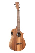 Teak Tri-Top Baritone Ukulele with Cutaway & EQ