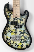 Solid Body 4-String Floral Black Burst Fretted U•BASS®