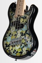 Solid Body 4-String Floral Black Burst Fretted U•BASS®