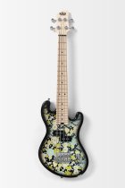 Solid Body 4-String Floral Black Burst Fretted U•BASS®